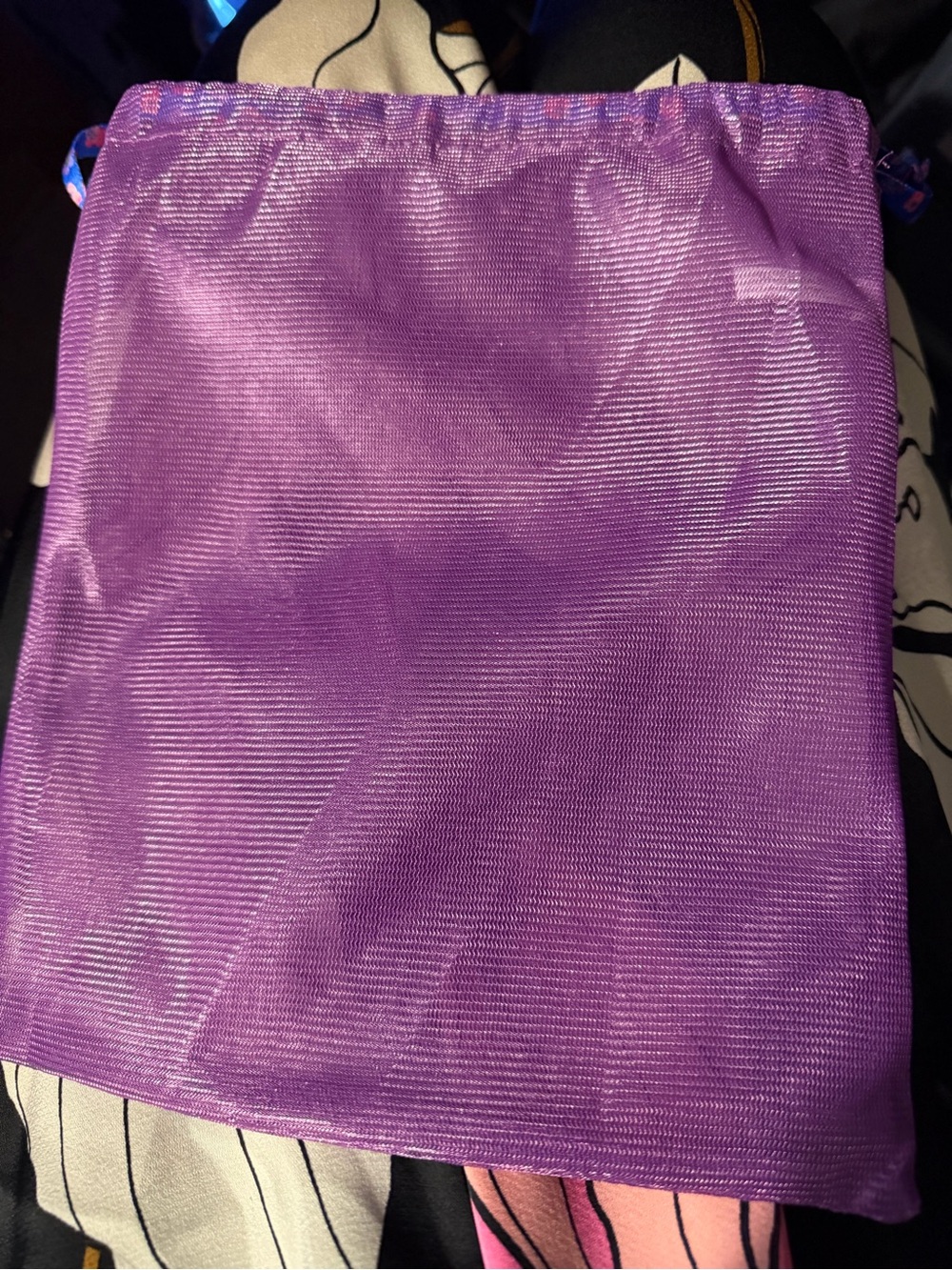 ipsy Purple Drawstring Pouch